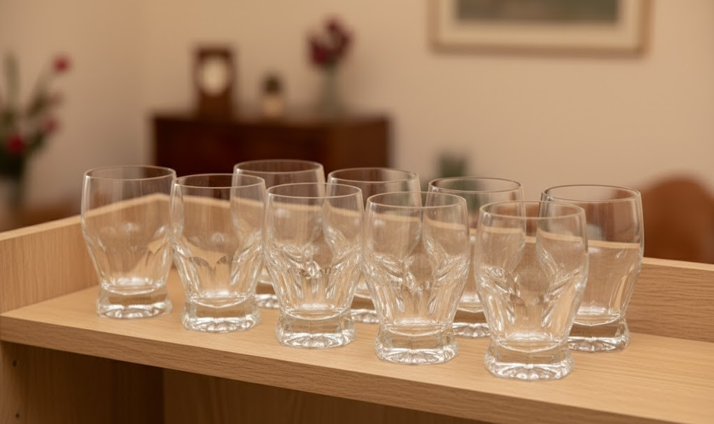 Antiquität Trinkgläser 12-teilig Gläser Set Vintage Sammlerstück